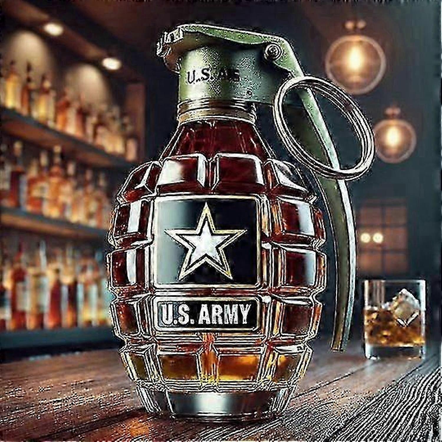 350ml whiskey decanter bald eagle, dachshund, owl, shaped bottle, eagle shaped Grenade A