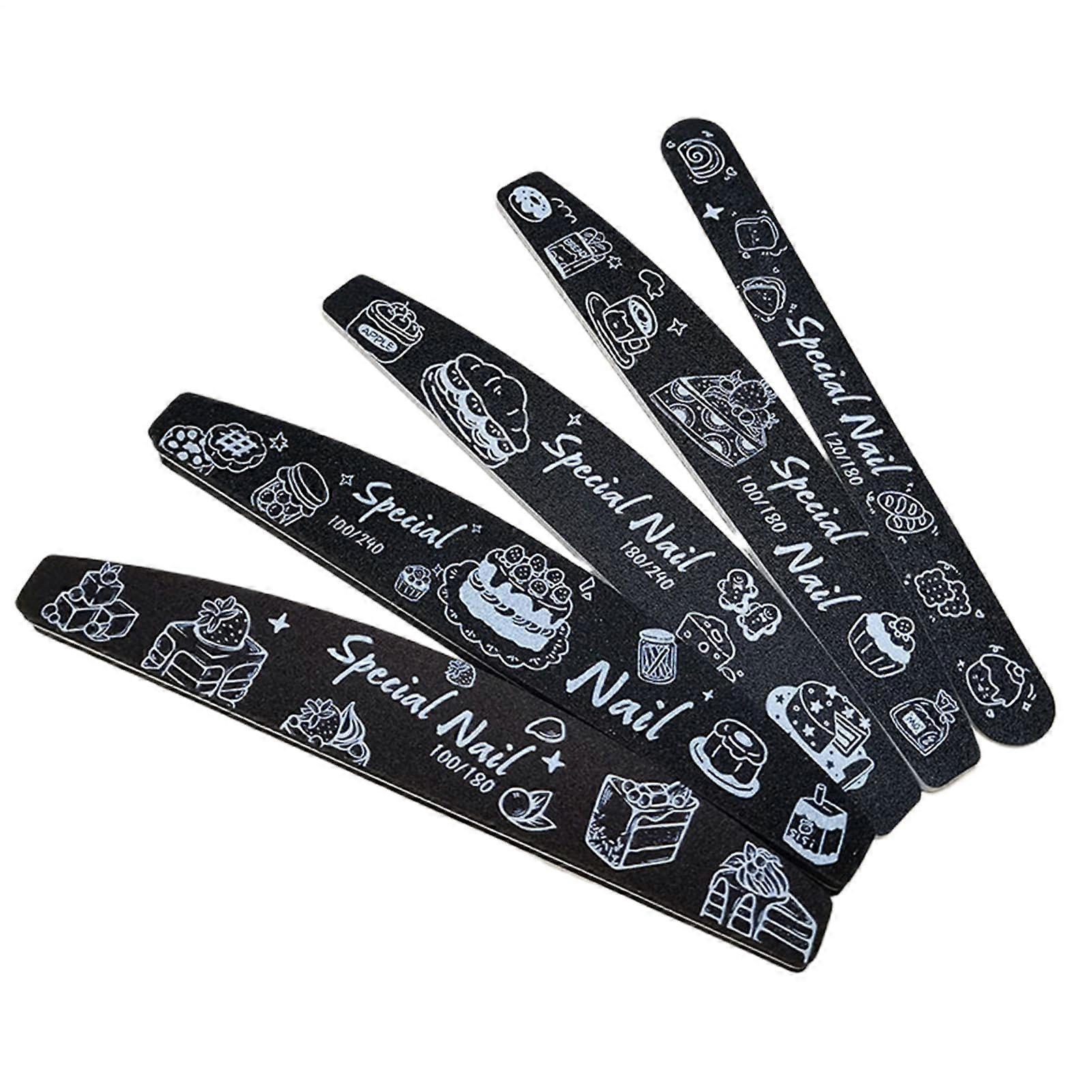 Nail Buffer and Nail File with DualGrit Design for Shaping and Polishing Natural Nails