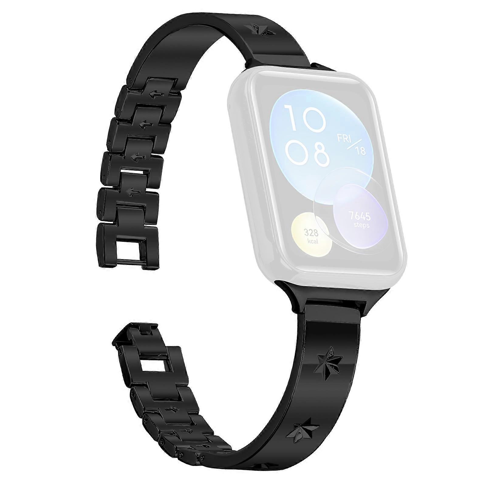 Replacement Strap for Xiaomi Redmi Watch 4 Metal Watch Band Snowflake Pattern