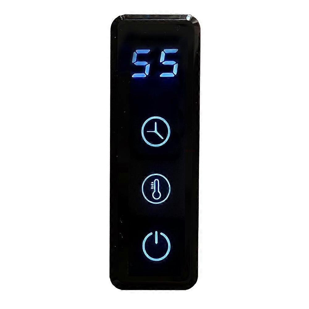 Touch Screen Digital Display Thermostat Switch Temperature Controller Timer With Sensor compatible with Electric Towel Heating Rack Radiator