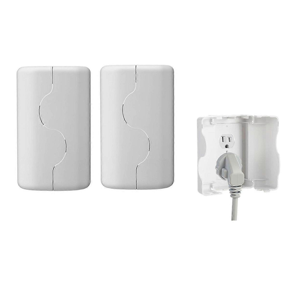 Proof Outlet Cover, Double Lock System, Duplex & Decorator Electrical Outlet Plates, Indoor Wall Out
