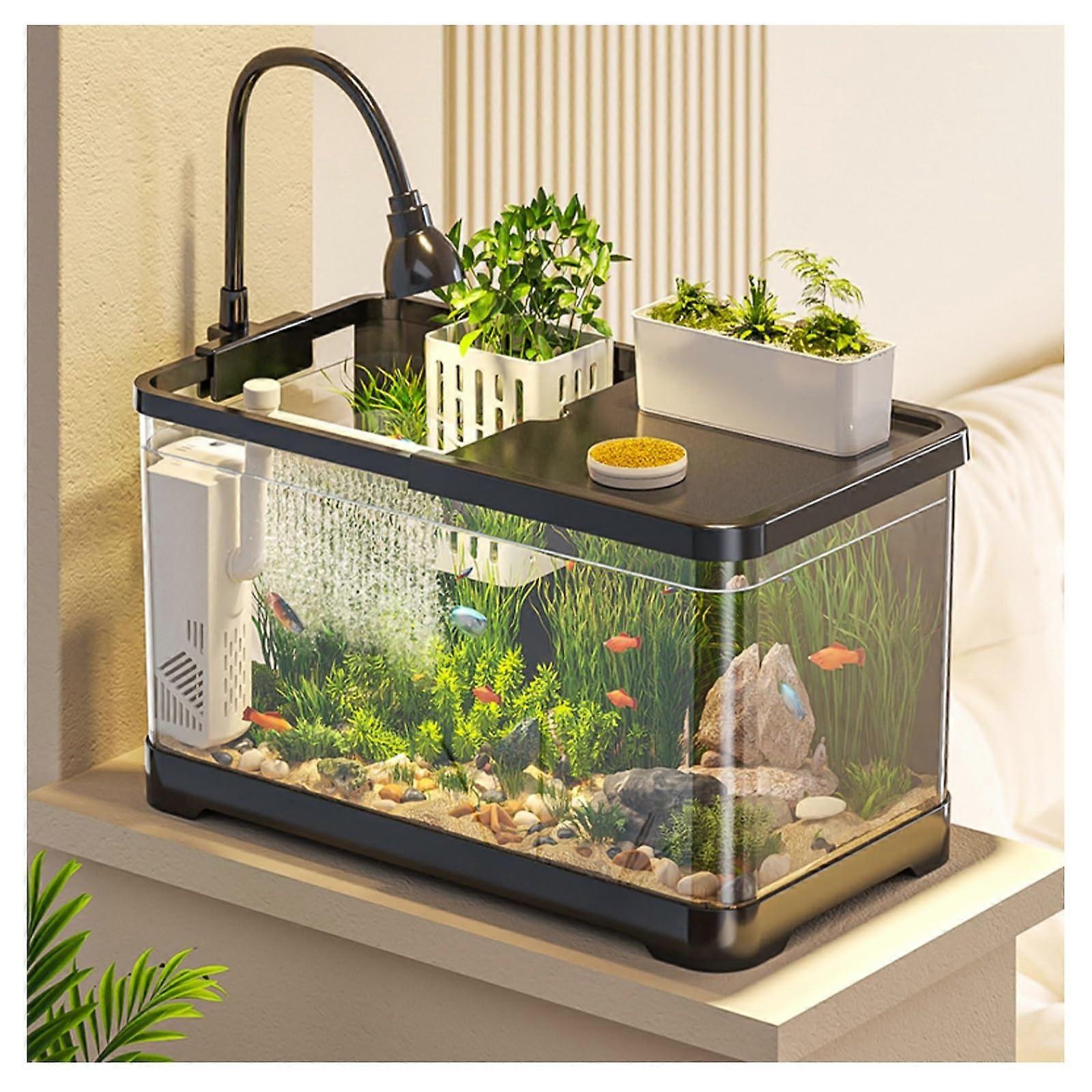 Complete Turtle Tank Aquarium Kit with Filter and Pump for Aquatic Turtle Habitat