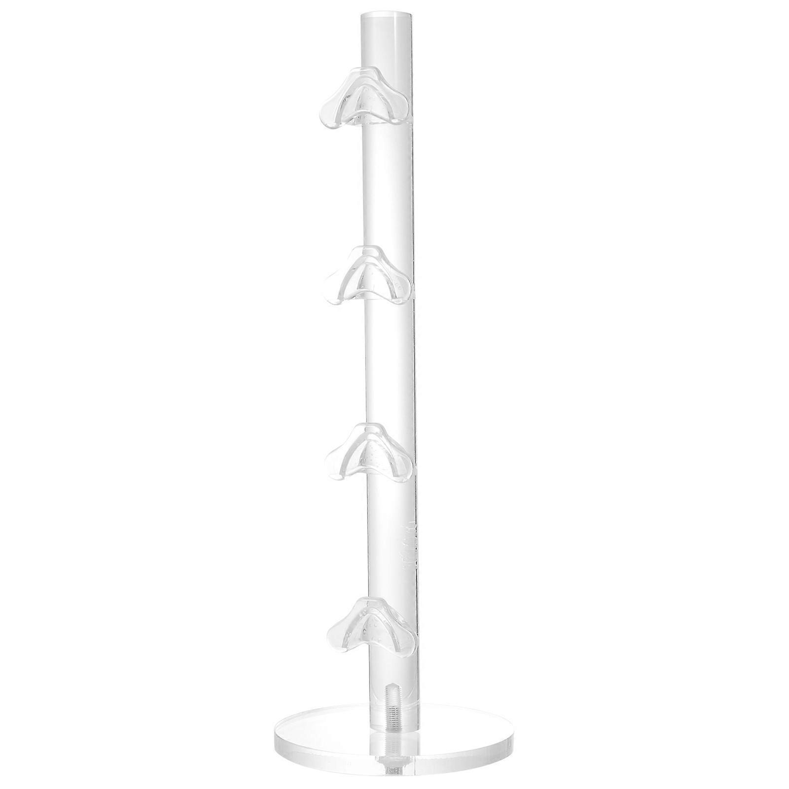 Eyeglasses Display Rack Acrylic Holder for Storage 12Pcs Transparent Layers