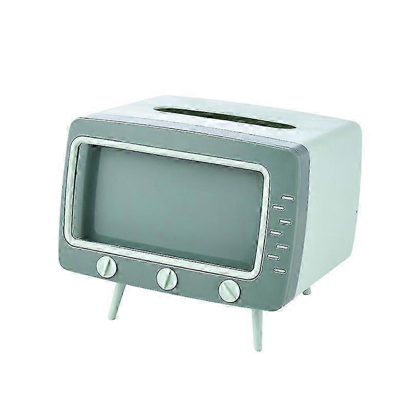 Multifunctional Tissue Box for Mobile Phone Holder, Desktop Decor Pink