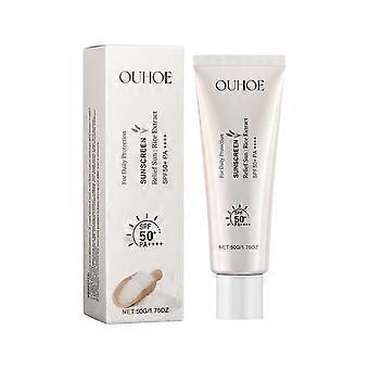 Ouhoe Rice Protective Cream: Outdoor Uv Protection, Waterproof, Moisturizing, Refreshing And Non-Sticky Protective Cream