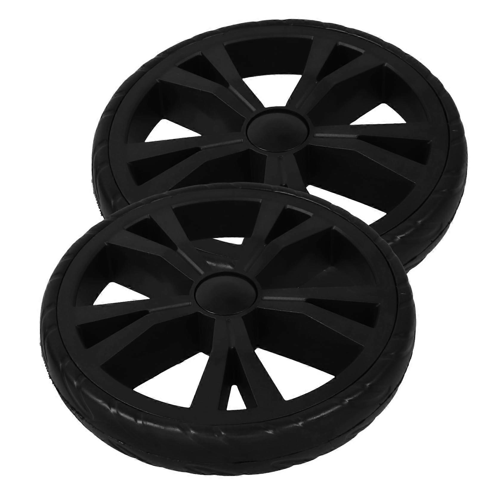 2Pcs Heavy Duty Shopping Cart Replacement Wheels Kit, Smooth Rolling,  Load, Easy Install