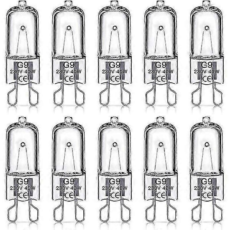 10 pack G9 halogen bulb 40W 230V