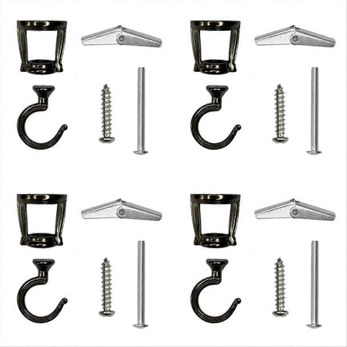 4 Pcs Ceiling Hooks for Hanging Plants, for Hanging Birdfeeders