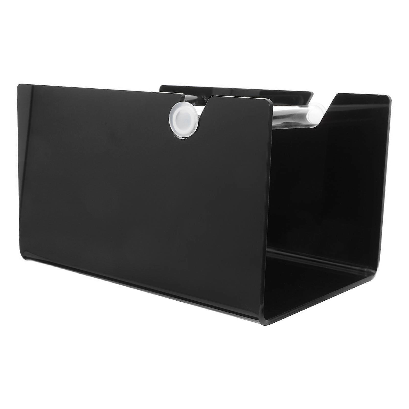 Sticker Roll Holder Stand Acrylic Adjustable Organizer with 3 Disk Storage