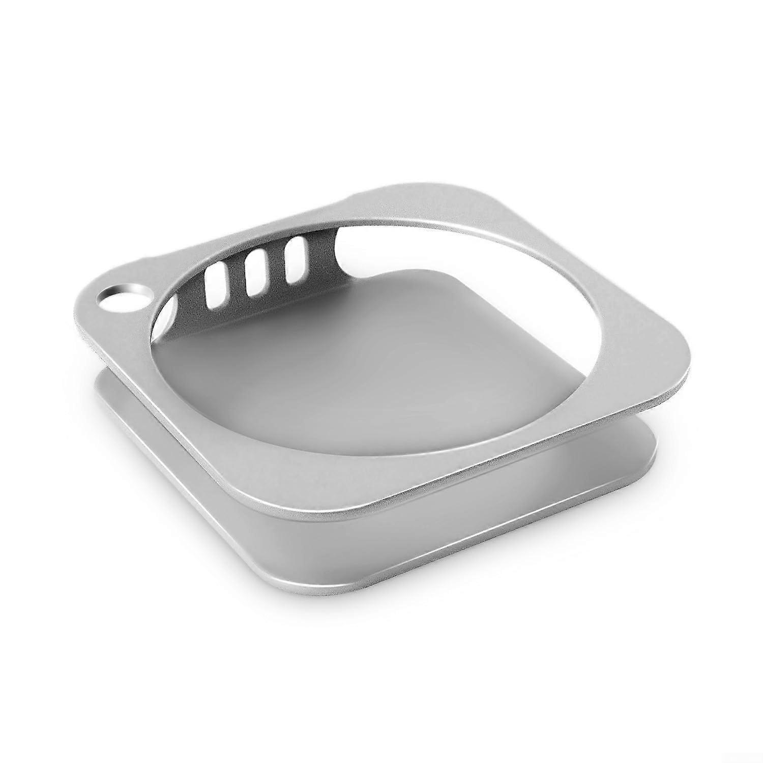 Stand with Stable Metal Frame, AntiSlip Buffers, SpaceSaving Vertical Dock, Silver for Mac Mini