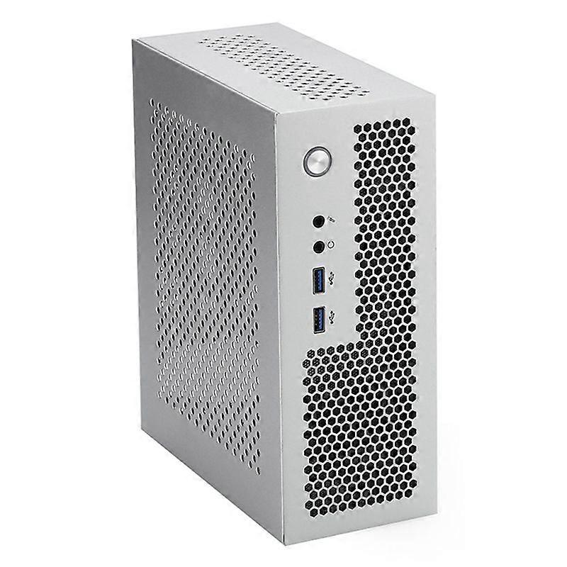 A09 HTPC Computer Case Mini ITX USB3.0 Computer Case Silver