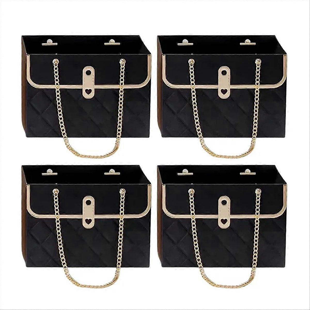 16PCS Blumenbox Rose Verpackungsbox Geschenkpapiertüte Geschenkbox,C