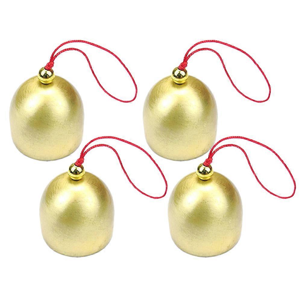 Golden Copper Wind Bell Creative Design 4Pcs for Wall Hanging Decor
