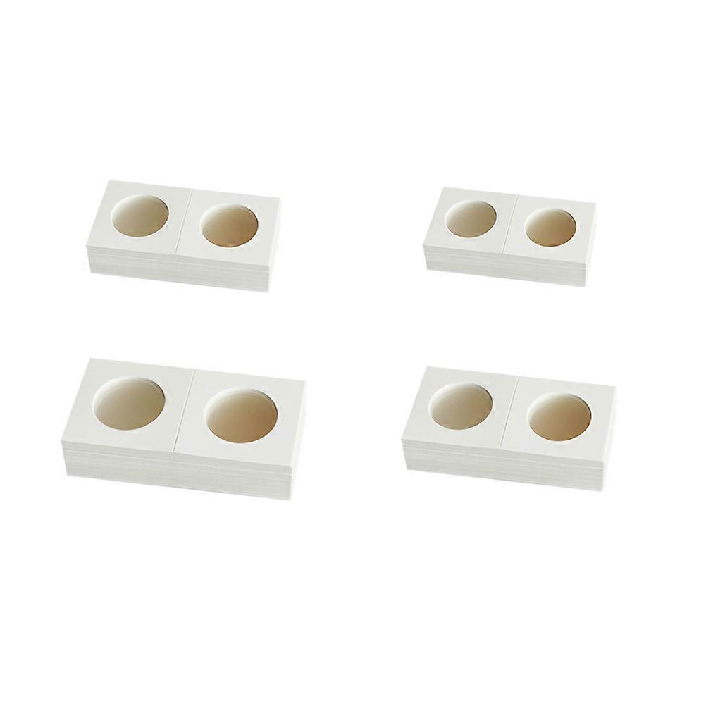 Paper Coin Holders for Storage Use Coin Collection 200Pcs White Sheets