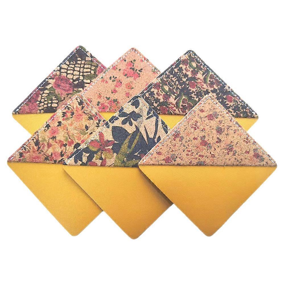 Book Marker Corner Bookmark for Reading Protection 30Pcs Yellow