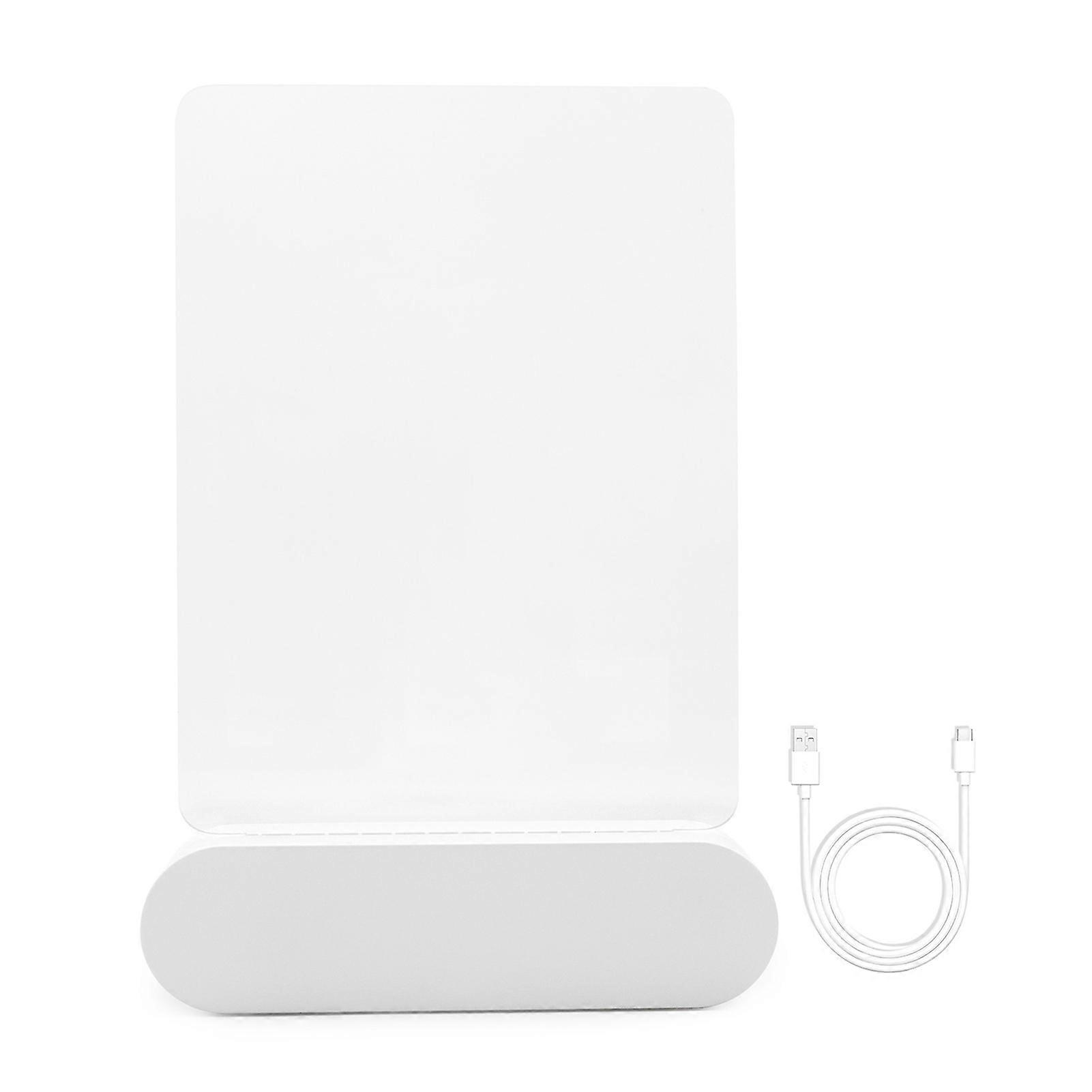Smart Flat Book Light - 3 Colors Timer for Night Reading and Studying