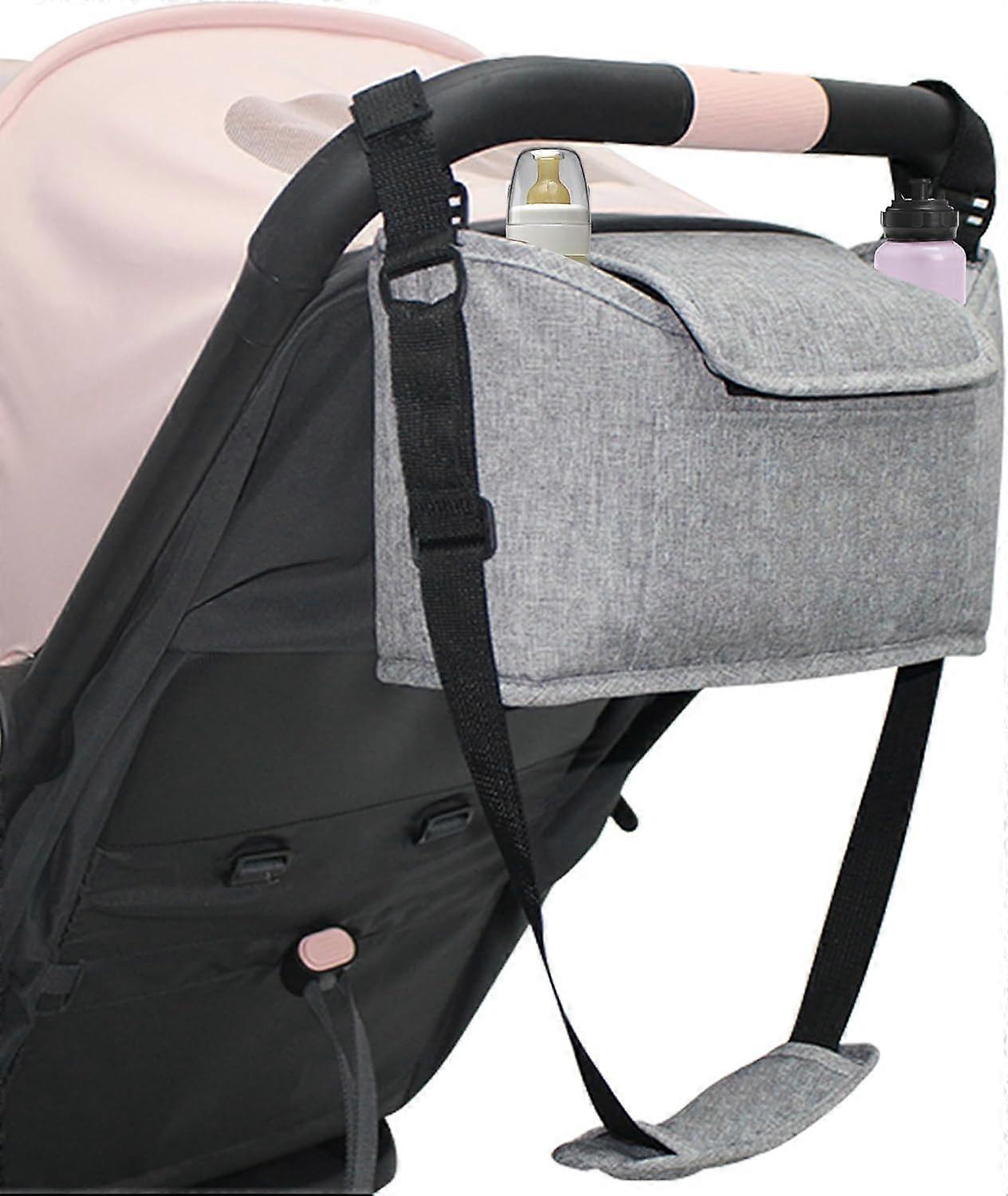 Stroller Storage Bag with Cup Holder