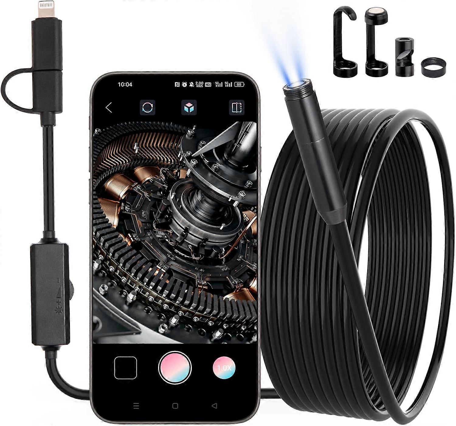 Endoscope Camera with Light Single-Lens 1920P HD