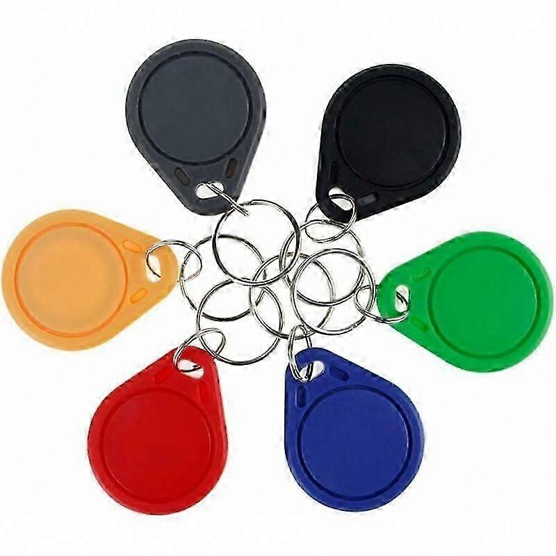 10 Pack 13.56Mhz RFID Badges Programmable MCT Android UID CUID Chip Black