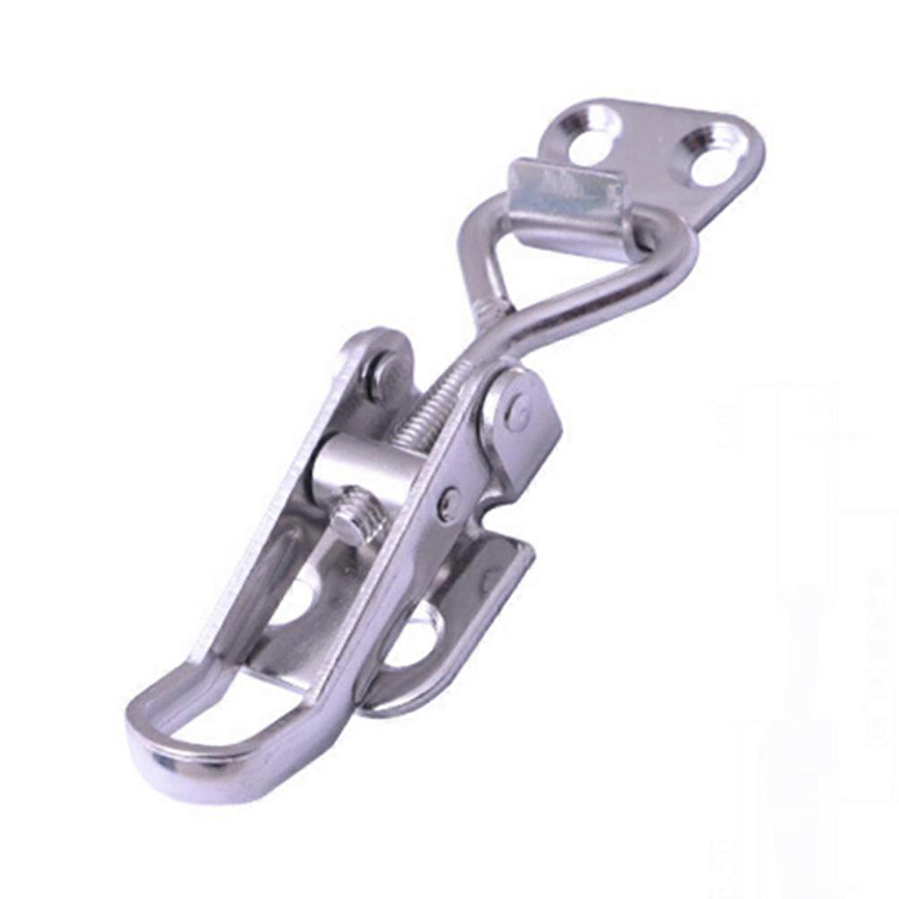 Stainless Steel Toggle Latch Clamp for Secure Adjustment 1Pcs Durable Silver Lock
