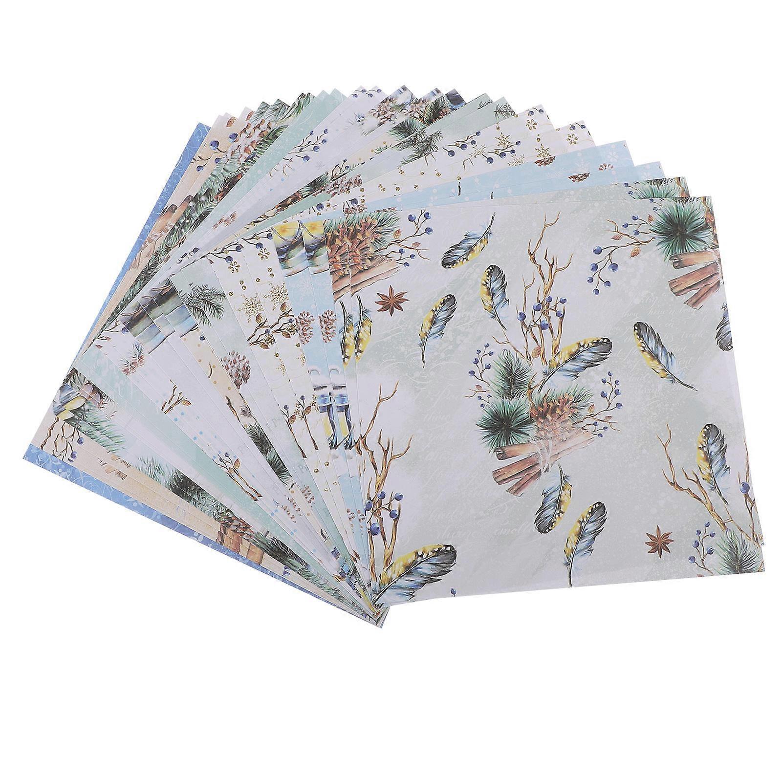 Pattern Paper Pack Home Background Decoration Neutral 15.2X15.2Cm 2 Sets
