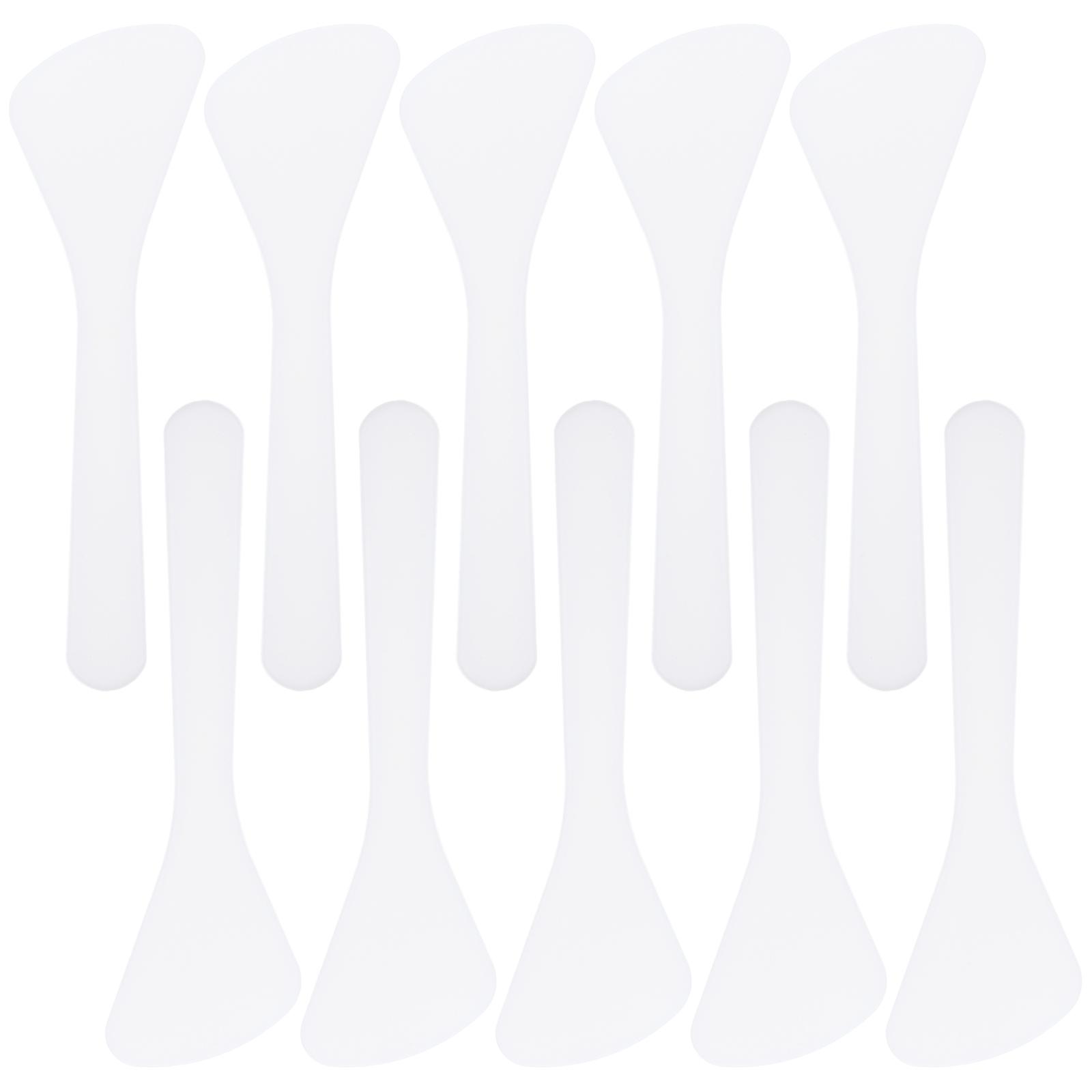 Makeup Spoon Plastic Cosmetic Spatula for Cream Sampling 80Pcs