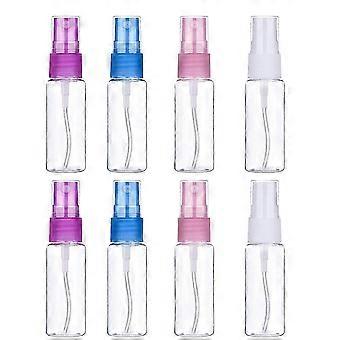 Spray Bottle Transparent Dispensers for Holding Cream 8Pcs Set Assorted Color