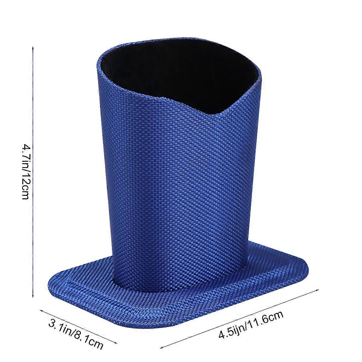2pcs Simple Glasses Holder Solid Color Glasses Base Desktop Glasses Base (Blue)