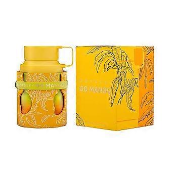 Unisex Mango Perfume for Women Men 100ml Fruity Fragrance Long Lasting Sweet Mango Scent Eau de Parfum Spray Portable Gift for Daily Wear and Dates