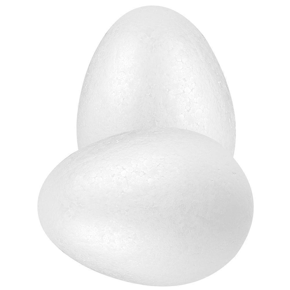 2pcs DIY Foams Easter Eggs Imitation Blank Eggs Models Easter Party Decorations
