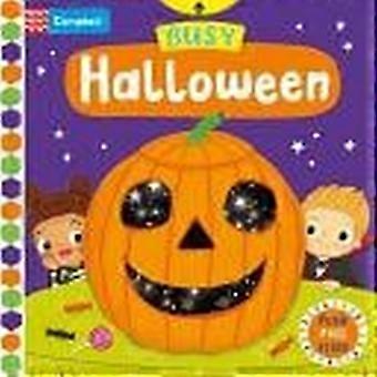 Busy halloween a push, pull, slide book