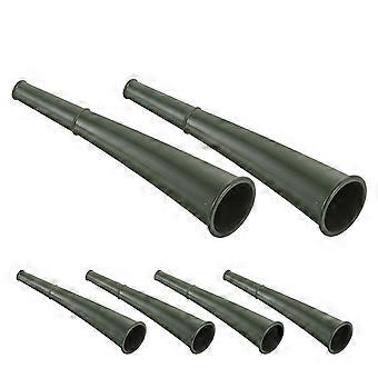 Cheering Horn Plastic Outdoor Training Horns for Playing 30Pcs Olive Green