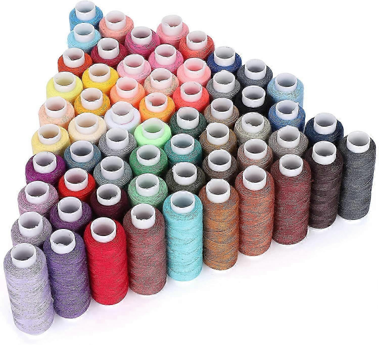 60Pcs DIY Sewing Thread Set,Threads Polyester Sewing Threads for Sewing Machine