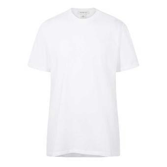 Calvin Klein Męska prosta koszulka z okrągłym dekoltem i regularnym krojem casual