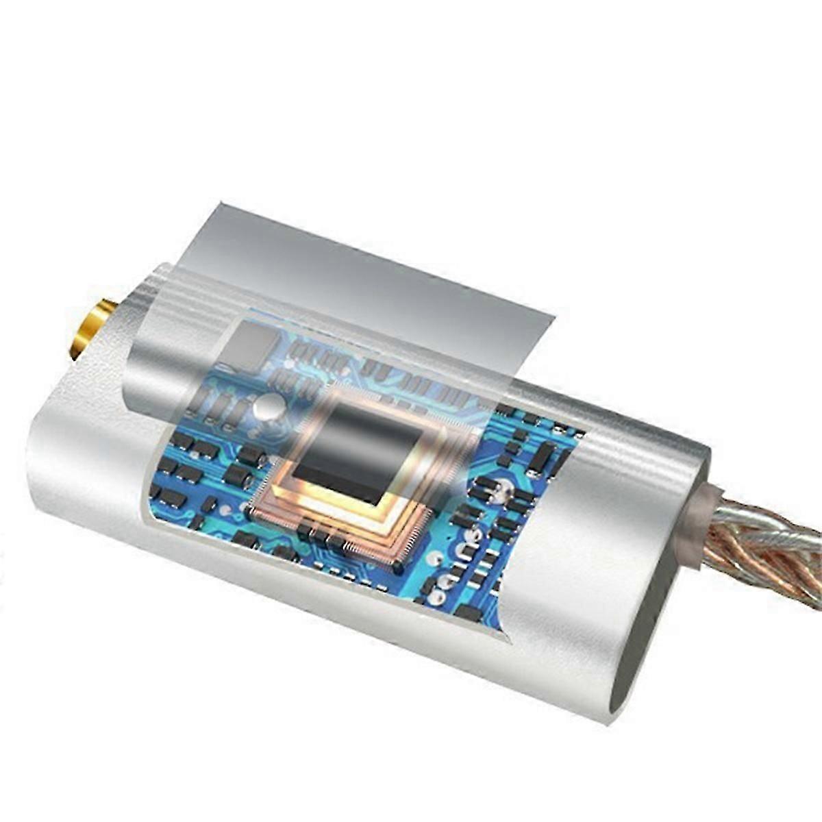CX31993 HiFi DAC Headphone Amplifiers Audio Decoding AMP Adapter Sound Card Digital Decoder 32bits/3