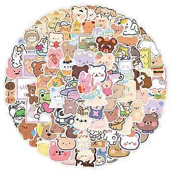 100 leuke stickerset voor kinderen, laptop, waterbeker, koelkast, kantoor, skateboardstickers