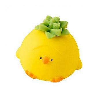Brinquedo de apertar KAESI com movimento lento, macio, para alívio do estresse, com design fofo de pato e galinha. Ideal para crianças e adultos que buscam aliviar a ansiedade.