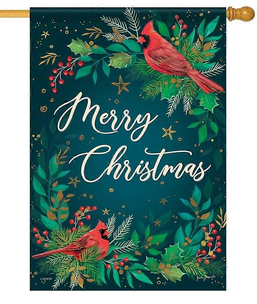 Cardinal Christmas Flag FFGG-2376