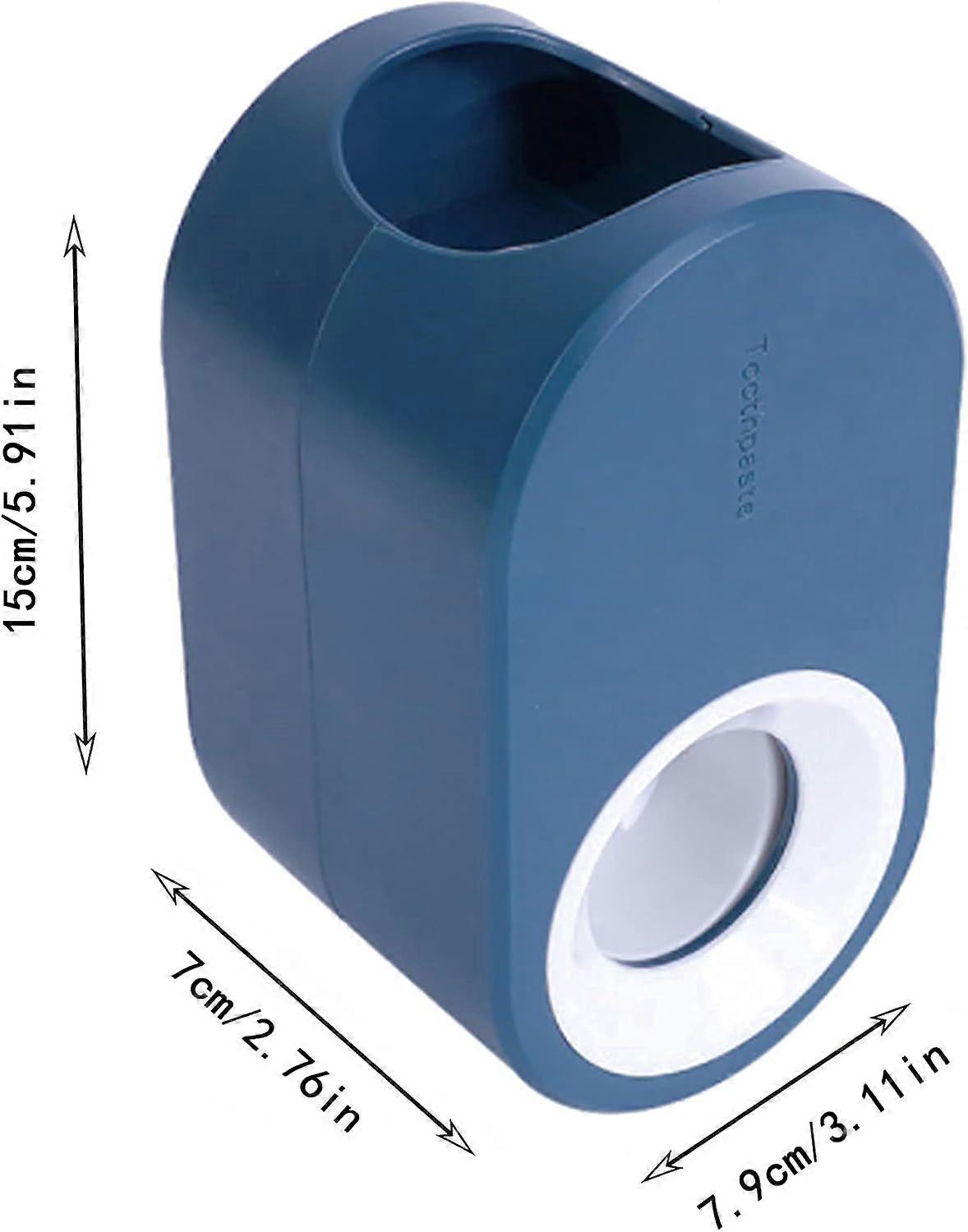 2 Pieces Toothpaste Dispensers, Automatic Toothpaste Dispenser, Plastic
