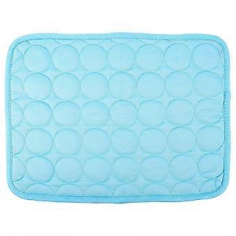 Leakproof Ice Silk Pet Cooling Pad 40x30cm for Dogs Cats Indoor Use