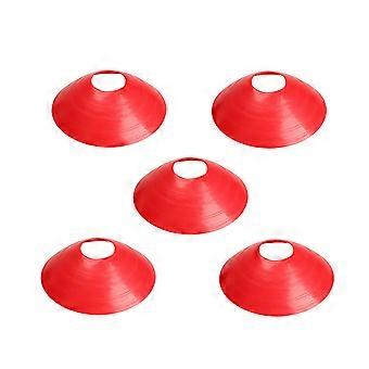 Football Training Disc Marker Cones for Sports Drills 12Pcs Red Pack