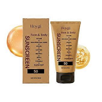 Hoygi Light Protective Cream, Moisturizes And Moisturizes Outdoor Isolation Protection In Summer Natural Lightweight Non-Sticky Protective Cream