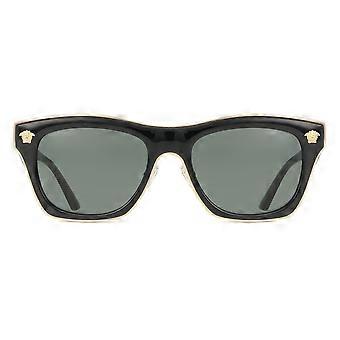 Versace VE2272 GB1/87 Full Rim Black/Gold Men Square Sunglasses UV3 Original