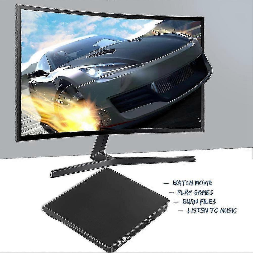 Compact CD DVD drive for Mac with USB connection