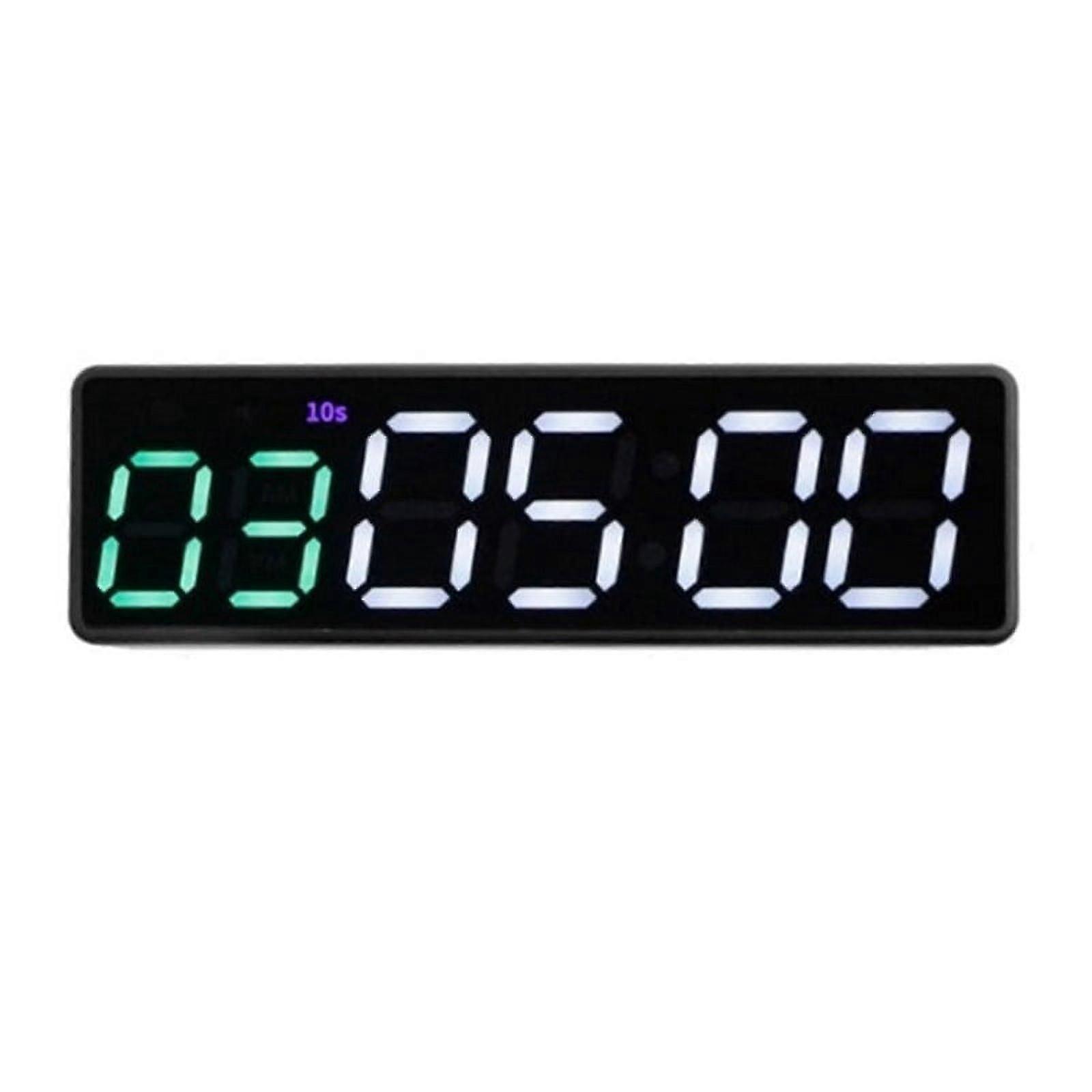 Interval Workout Timer Countdown/Up Stopwatch Magnetic USB Rechargeable (A)