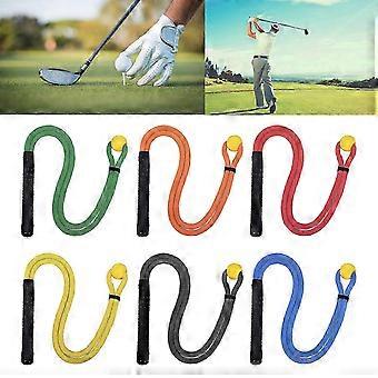 Corda de treino para prática de swing de golfe, corda ajustável para exercícios de assistência ao golfe, corda elástica para correção postural de golfe