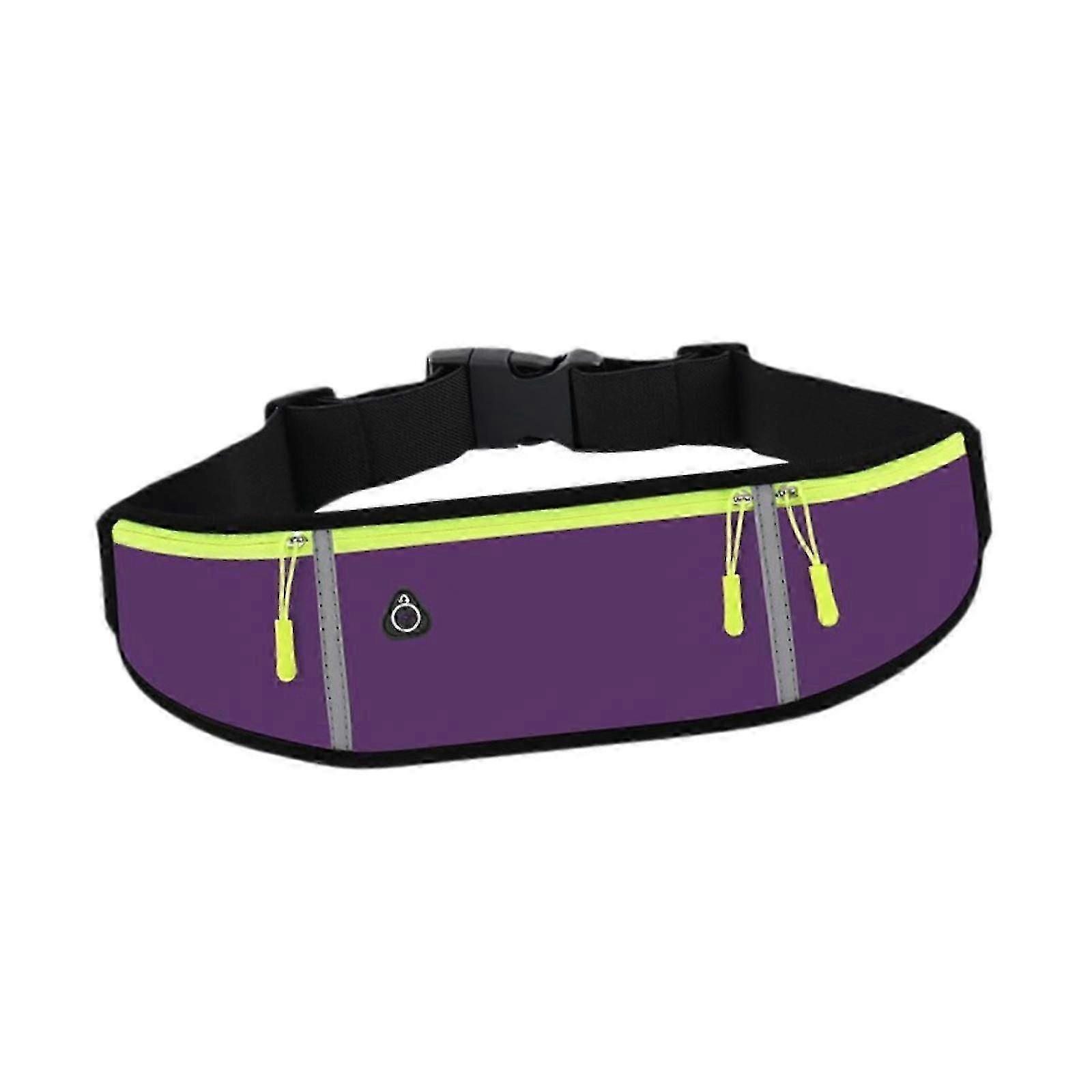 Reflective Nylon Waist Pack Quick-Release Adjustable