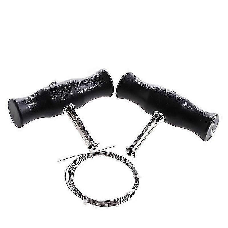 Car Windshield Removal Tool Windscreen Window Glass Cutting Wire + Handles Kit