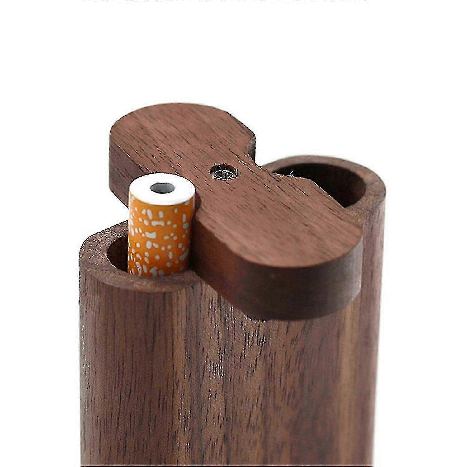 Walnut Swivel Dugout Pipe Compact