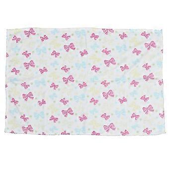 Puppy Blanket Coral Blanket for Comfort 3Pcs with Pink Bow 26-27